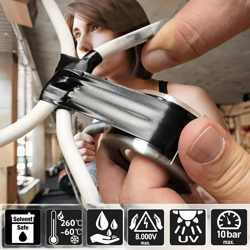 Ruban adhésif en silicone imperméable et auto-adhésif