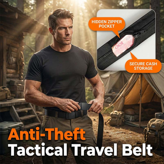 📢📢50 % DE RÉDUCTION !!!⏰Ceinture de voyage tactique avec poche cachée pour l'argent