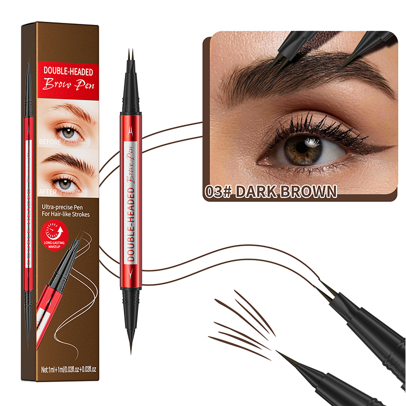 🔥 50% DE RÉDUCTION ! ✨Crayon à sourcils et eyeliner waterproof double embout