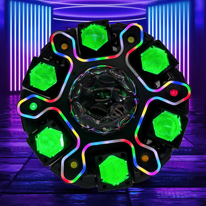 Boule lumineuse magique éblouissante pour scène, karaoké et fêtes à domicile