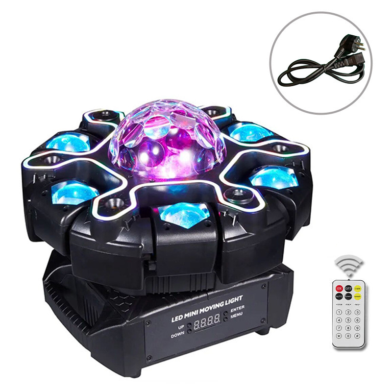 Boule lumineuse magique éblouissante pour scène, karaoké et fêtes à domicile