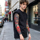Manchons de bras rafraîchissants avec tatouage réaliste