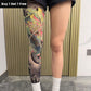 Manchons de bras rafraîchissants avec tatouage réaliste