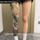Manchons de bras rafraîchissants avec tatouage réaliste