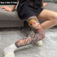 Manchons de bras rafraîchissants avec tatouage réaliste