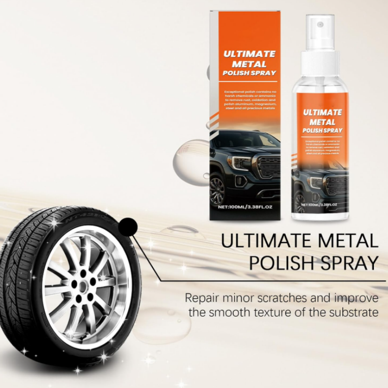 Spray de polissage ultime pour métaux