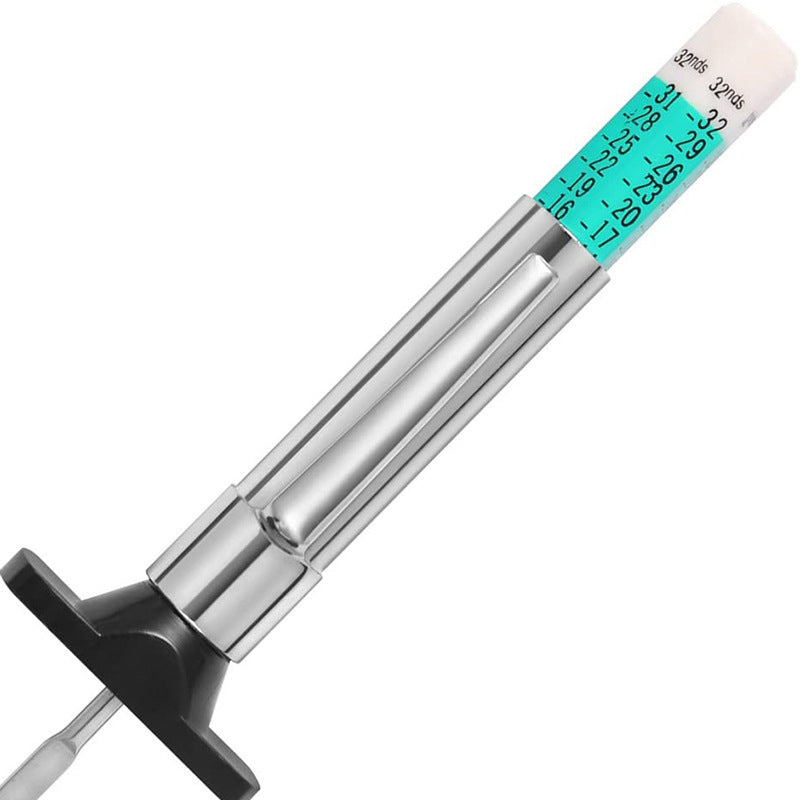 💥 Jauge Profondeur Pneu Portable – Échelle Colorée, Format Poche, Universelle ✨