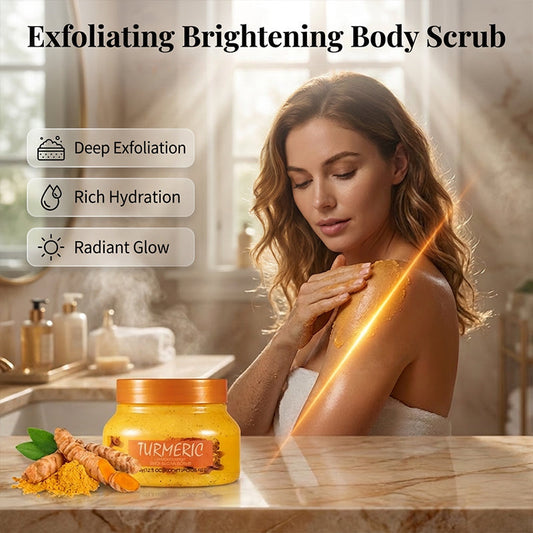 Gommage corporel exfoliant et éclaircissant