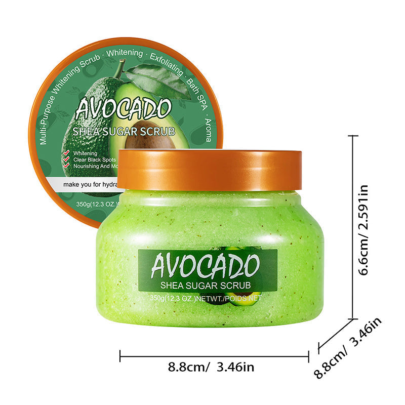 Gommage corporel exfoliant et éclaircissant