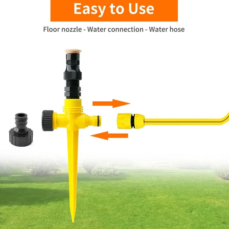 ✨Nouveauté✨Système d'irrigation automatique à rotation à 360 ° pour jardin, pelouse, terrasse.