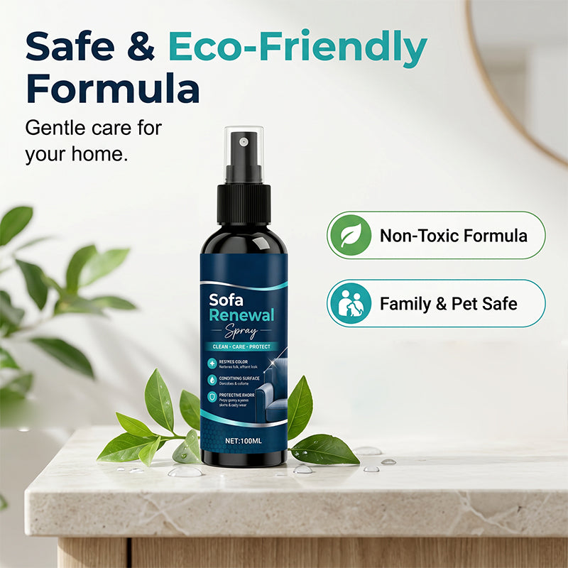 💞 PLUS DE 50 000 EXEMPLAIRES VENDUS ! 🧴🛡️ 50 % DE RÉDUCTION ! Spray régénérant pour canapés – Nourrit en profondeur et adoucit, prévient les fissures. Crée un bouclier invisible contre les éclaboussures et les taches.! ✨