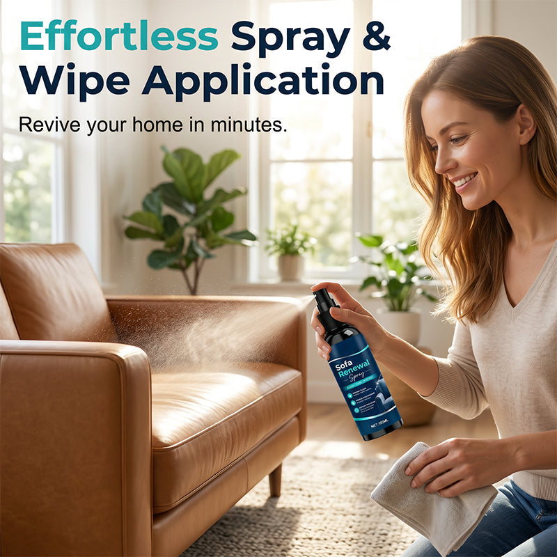 💞 PLUS DE 50 000 EXEMPLAIRES VENDUS ! 🧴🛡️ 50 % DE RÉDUCTION ! Spray régénérant pour canapés – Nourrit en profondeur et adoucit, prévient les fissures. Crée un bouclier invisible contre les éclaboussures et les taches.! ✨