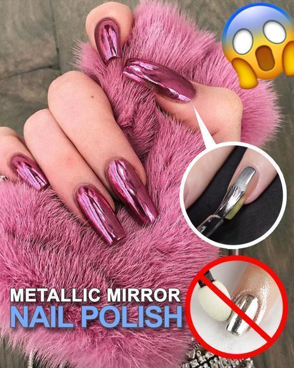 2026 Vernis à ongles métallisé miroitant et glamou