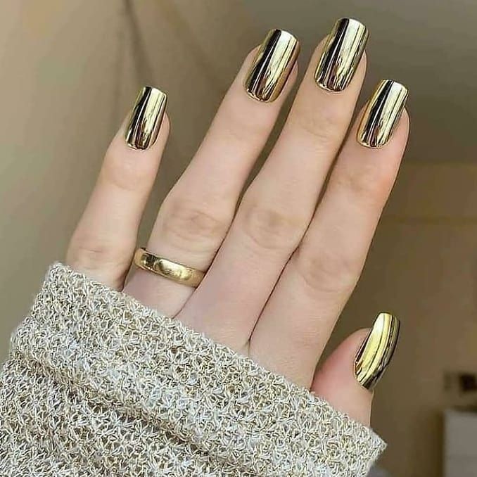 2026 Vernis à ongles métallisé miroitant et glamou