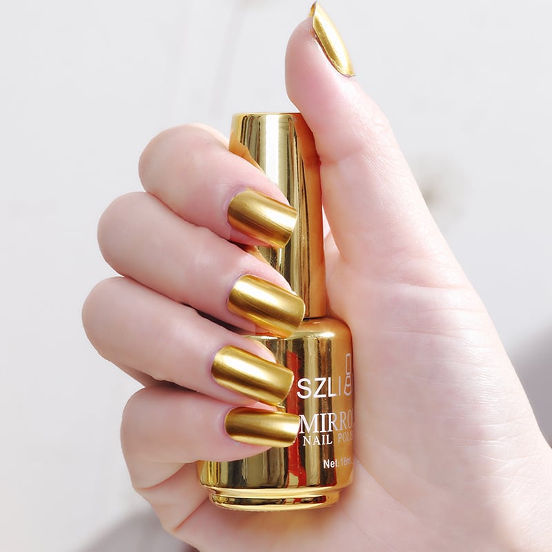 2026 Vernis à ongles métallisé miroitant et glamou