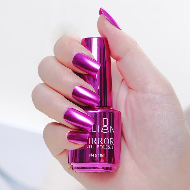 2026 Vernis à ongles métallisé miroitant et glamou