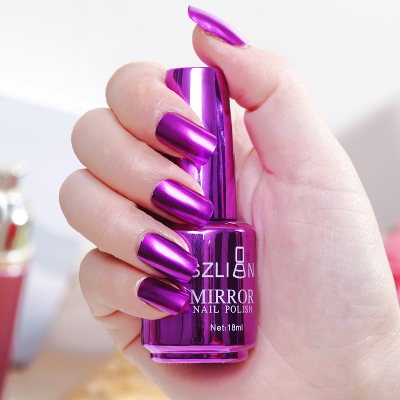 2026 Vernis à ongles métallisé miroitant et glamou