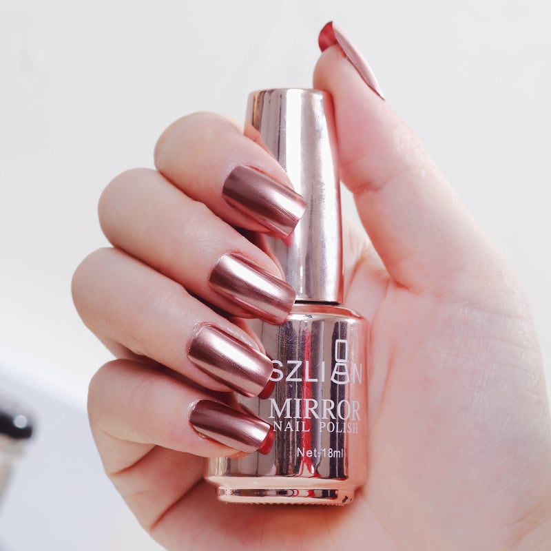 2026 Vernis à ongles métallisé miroitant et glamou