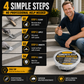 💞 PLUS DE 50 000 EXEMPLAIRES VENDUS ! 🔧🏠 50 % DE RÉDUCTION ! Colle de réparation pour marches en béton – Colle de manière permanente les marches et allées fissurées. Résistante aux intempéries : supporte la chaleur, le gel et la pluie! 🛡️✨