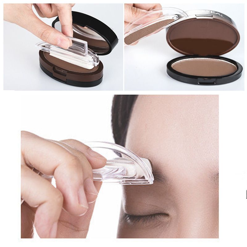 👁️ 50% DE RÉDUCTION! ✨ Tampon à sourcils instantané & réglable – Poudre deux couleurs, facile à utiliser & longue tenue – Des sourcils parfaits en un geste 💄