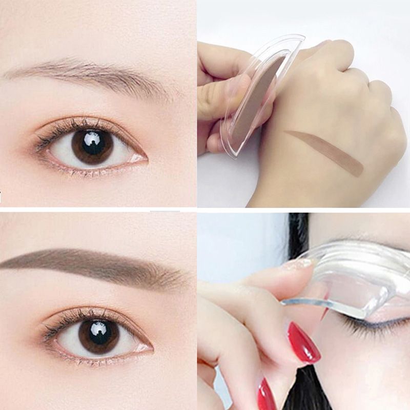 👁️ 50% DE RÉDUCTION! ✨ Tampon à sourcils instantané & réglable – Poudre deux couleurs, facile à utiliser & longue tenue – Des sourcils parfaits en un geste 💄