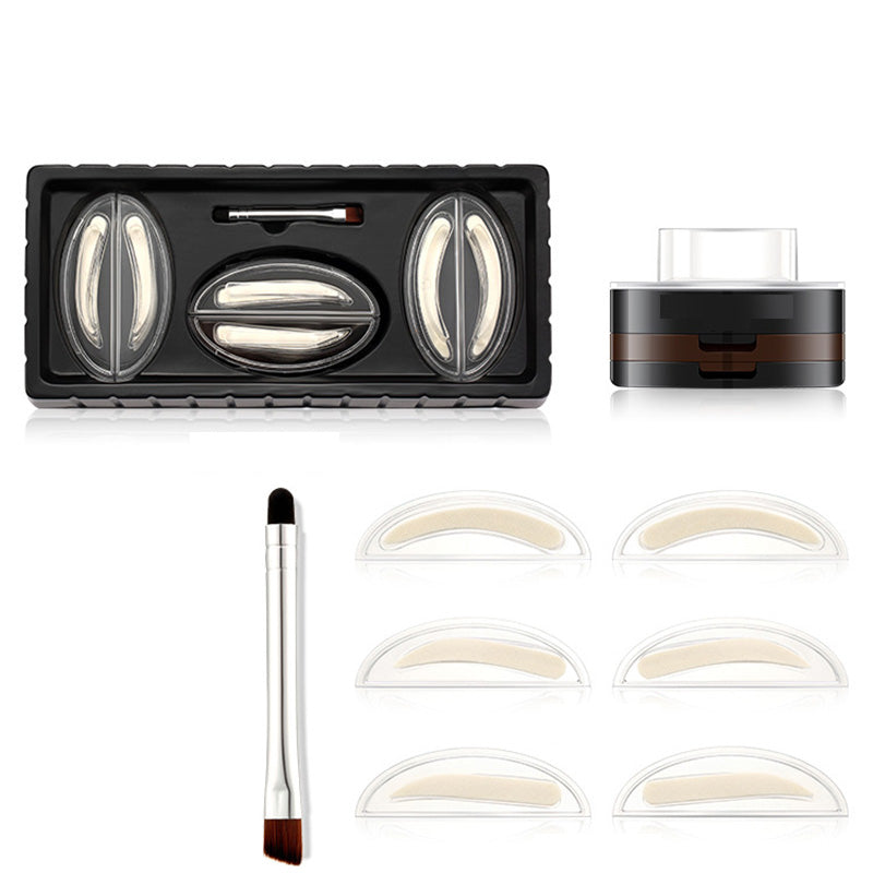 👁️ 50% DE RÉDUCTION! ✨ Tampon à sourcils instantané & réglable – Poudre deux couleurs, facile à utiliser & longue tenue – Des sourcils parfaits en un geste 💄