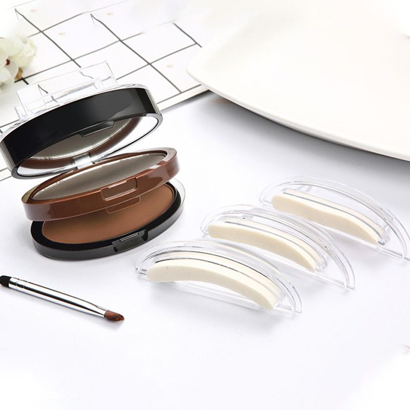 👁️ 50% DE RÉDUCTION! ✨ Tampon à sourcils instantané & réglable – Poudre deux couleurs, facile à utiliser & longue tenue – Des sourcils parfaits en un geste 💄