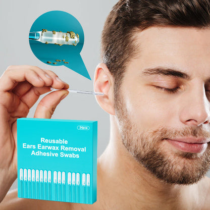 👂🏻 Offre à durée limitée : -50 % 🏆 Coton-tiges adhésifs réutilisables pour retirer le cérume