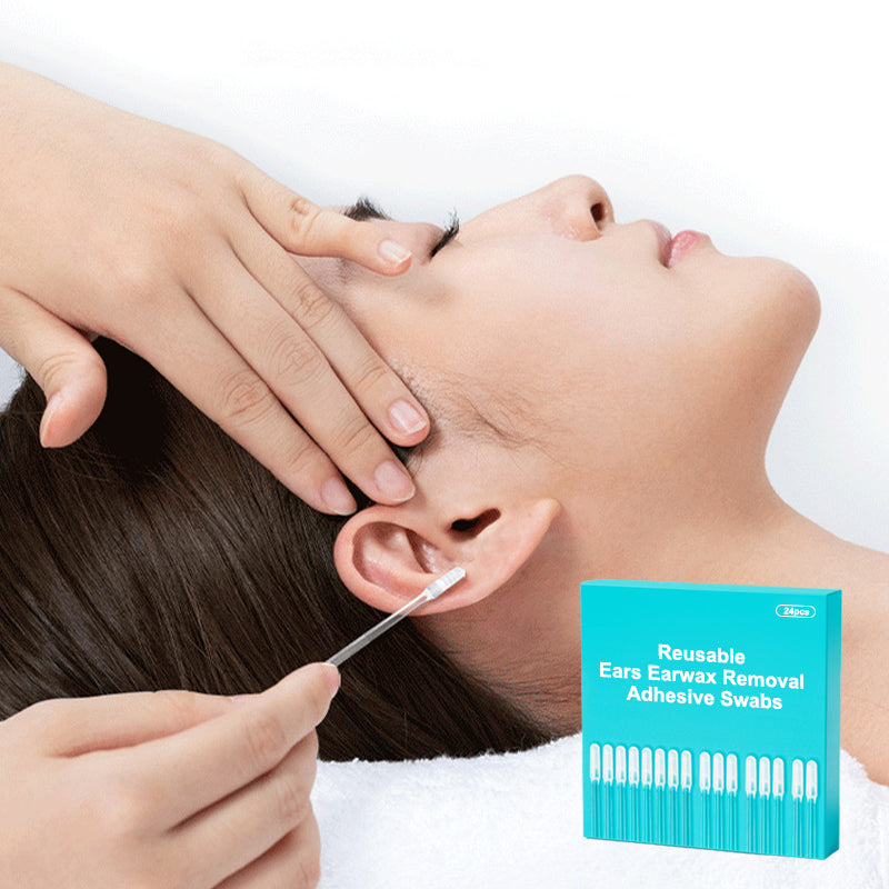 👂🏻 Offre à durée limitée : -50 % 🏆 Coton-tiges adhésifs réutilisables pour retirer le cérume