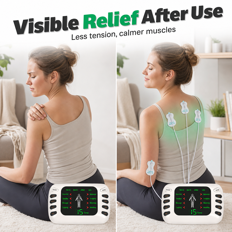 💆‍♂️⚡ Appareil de massage électrique portable – soulage la fatigue et détend les muscles où que vous soyez ! 🔋🧘✨