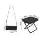 Tabouret pliant portable avec design de sac à main