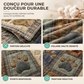🐾 Couverture douce en flanelle avec empreintes de pattes | Chaude et douillette, mais légère 🤗 | Imprimé vif et durable ✨ | 2 couleurs et 7 tailles, de 70 × 100 à 160 × 220 cm 📏 | Parfaite pour le canapé, le lit et les voyages 🛋️