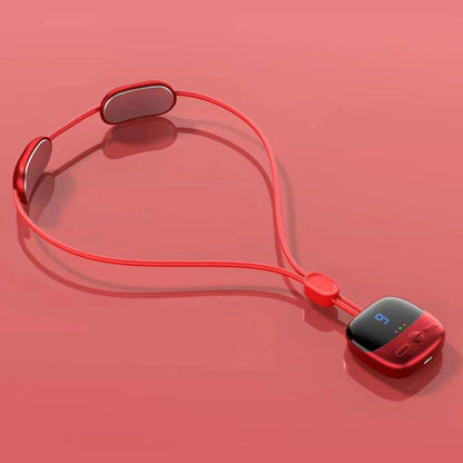 💆‍♀️🔥 Masseur de cou portable en pendentif – Chaleur apaisante et massage ciblé, léger et discret, pour soulager les tensions au bureau comme à la maison 🌿
