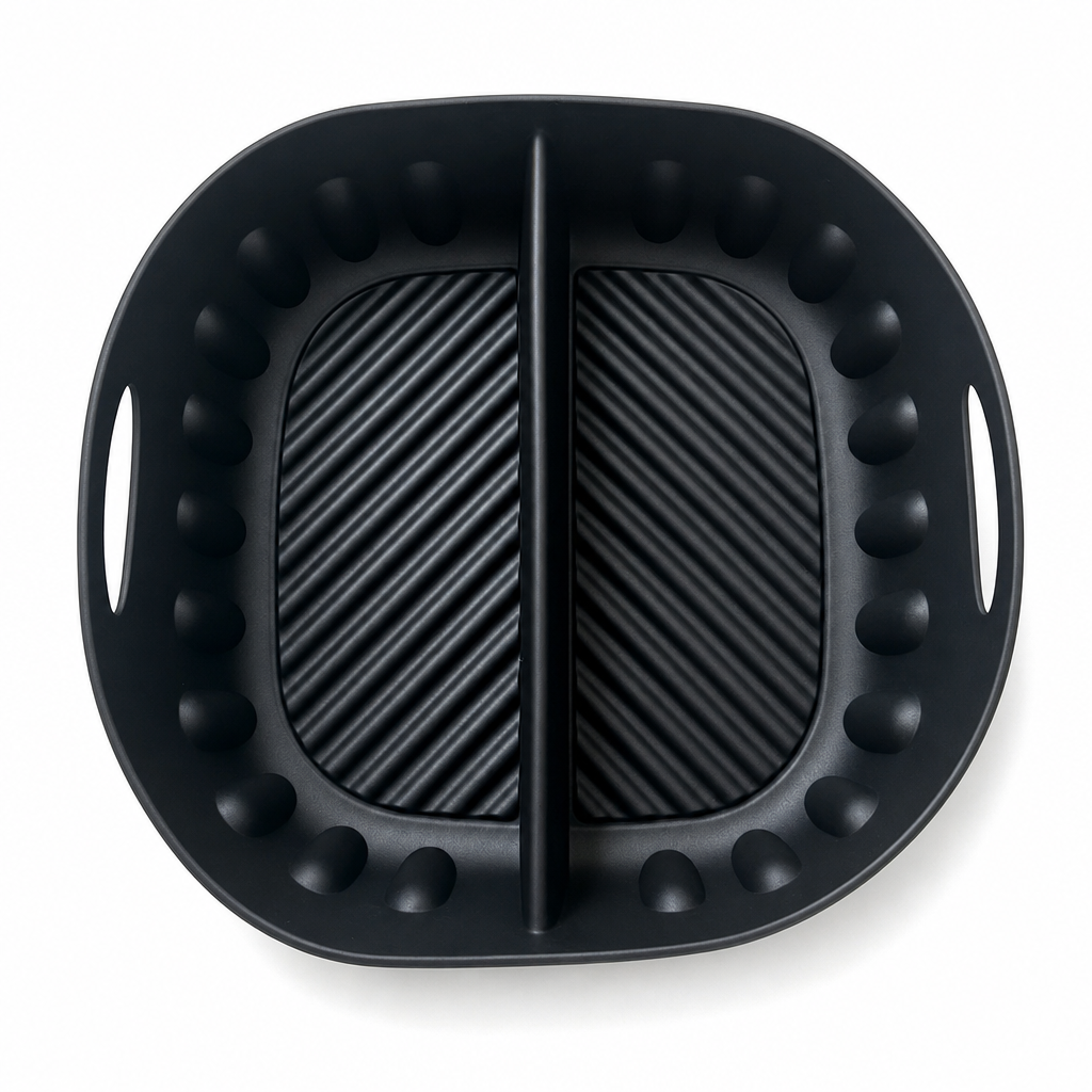 🔥PROMO 50% ! Moule double en silicone souple ✨ 2 compartiments, démoulage facile, lavage rapide, cuisine saine 🧽🍳