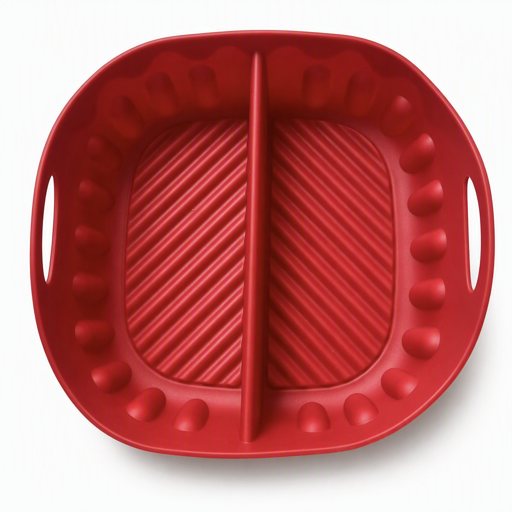 🔥PROMO 50% ! Moule double en silicone souple ✨ 2 compartiments, démoulage facile, lavage rapide, cuisine saine 🧽🍳