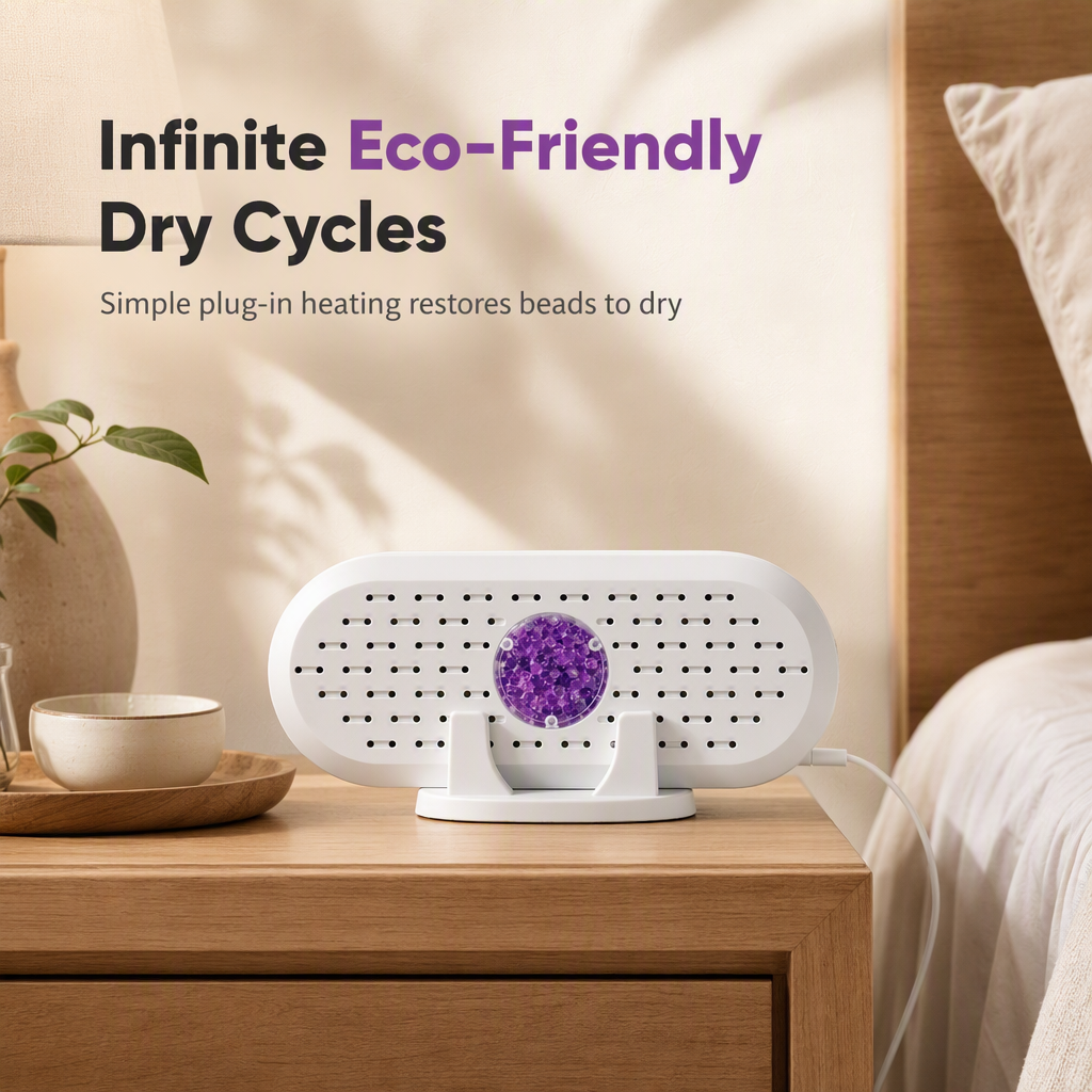 💧♻️ Mini déshumidificateur réutilisable pour la maison – Adieu l'humidité dans les placards, les salles de bains et les petits espaces
