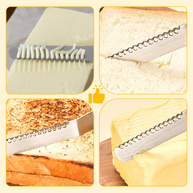 🧈50% DE RÉDUCTION ! Couteau à beurre multifonction acier inoxydable, tartiner facilement, idéal pour sandwiches et apéritifs ✨🥪
