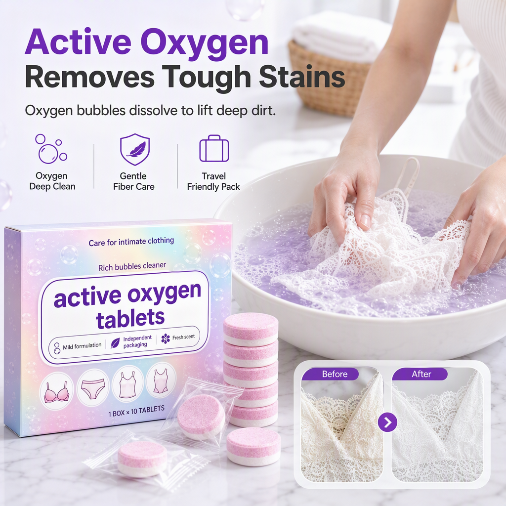 Pastilles effervescentes pour le lavage du linge