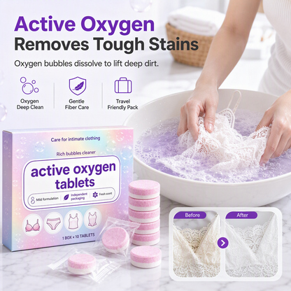Pastilles effervescentes pour le lavage du linge