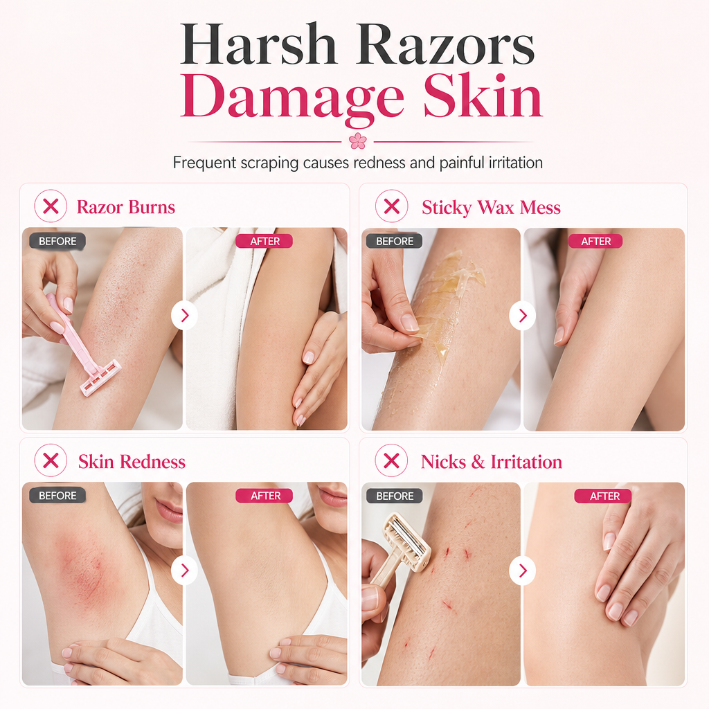 🍒✨ 50 % DE RÉDUCTION ! Épilateur roll-on doux pour le corps – parfum apaisant de fleur de cerisier, bille de précision, doux pour les peaux sensibles. Une peau lisse et sans douleur ! 🛡️💚