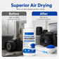 💧🛡️ 50 % DE RÉDUCTION ! Perles absorbantes à base de silice – absorption rapide de l'humidité, inodores et sans danger. Flacon compact de 100 g pour les placards, les appareils électroniques et les espaces de rangement ! 🏠✅