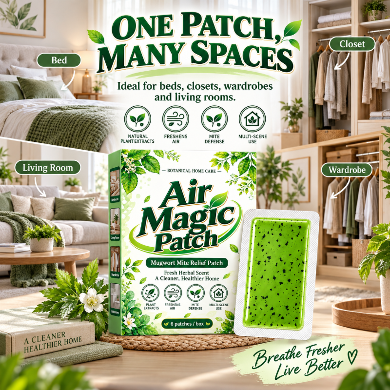 🌿Patchs anti-acariens à l'armoise ✨Patch anti-acariens longue durée pour la maison, protection naturelle contre les acariens, pour placards, lits et canapés, 6 patchs par paquet