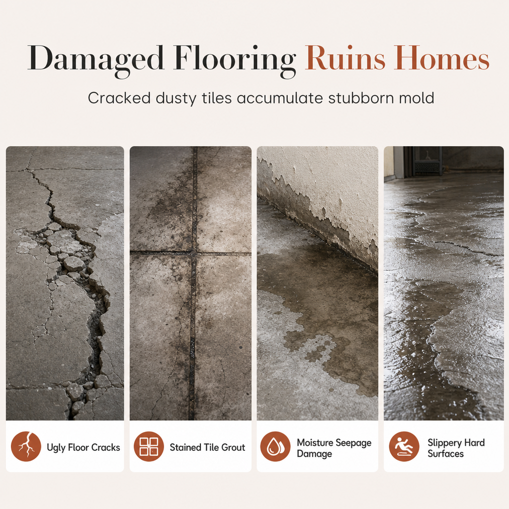 ✨ Nouveauté 2026 – 50 % DE RÉDUCTION MAINTENANT ! 🔆 Revêtement texturé effet marbre pour usage intérieur et extérieur – sols en pierre sans joints, surface imperméable et application facile – idéal pour le béton, les sols et les murs 🏛️
