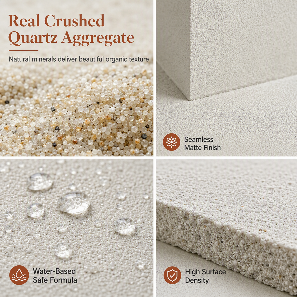 ✨ Nouveauté 2026 – 50 % DE RÉDUCTION MAINTENANT ! 🔆 Revêtement texturé effet marbre pour usage intérieur et extérieur – sols en pierre sans joints, surface imperméable et application facile – idéal pour le béton, les sols et les murs 🏛️