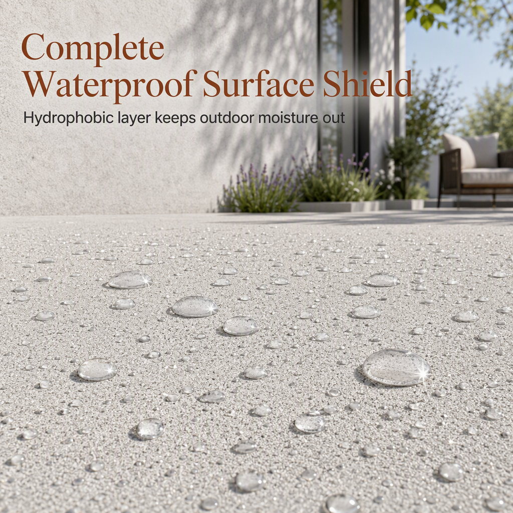 ✨ Nouveauté 2026 – 50 % DE RÉDUCTION MAINTENANT ! 🔆 Revêtement texturé effet marbre pour usage intérieur et extérieur – sols en pierre sans joints, surface imperméable et application facile – idéal pour le béton, les sols et les murs 🏛️
