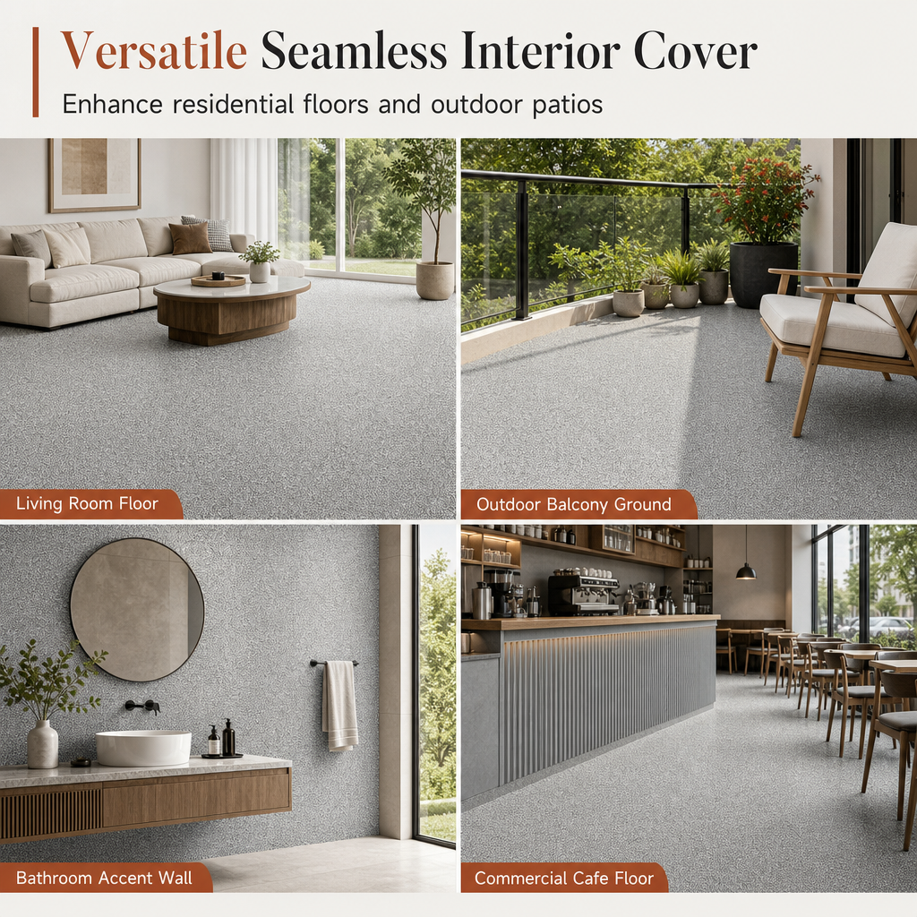 ✨ Nouveauté 2026 – 50 % DE RÉDUCTION MAINTENANT ! 🔆 Revêtement texturé effet marbre pour usage intérieur et extérieur – sols en pierre sans joints, surface imperméable et application facile – idéal pour le béton, les sols et les murs 🏛️