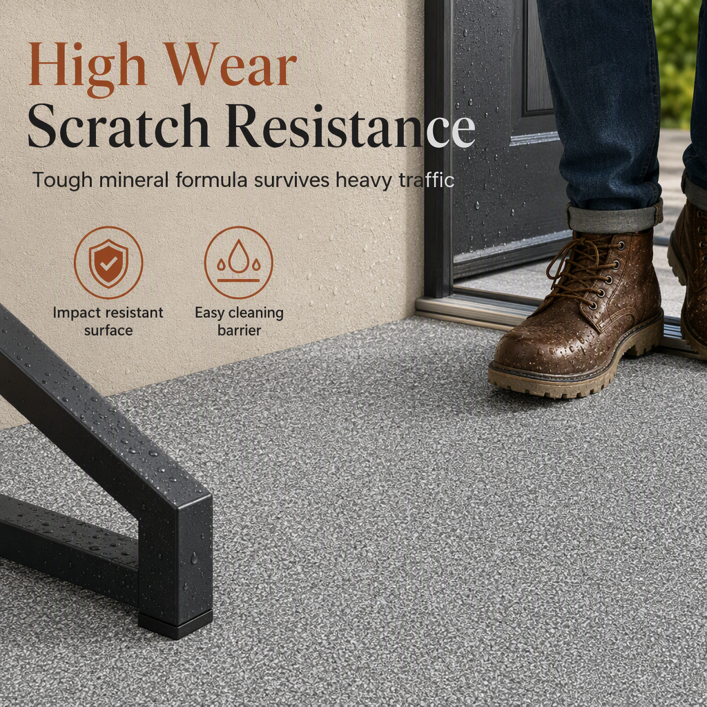 ✨ Nouveauté 2026 – 50 % DE RÉDUCTION MAINTENANT ! 🔆 Revêtement texturé effet marbre pour usage intérieur et extérieur – sols en pierre sans joints, surface imperméable et application facile – idéal pour le béton, les sols et les murs 🏛️