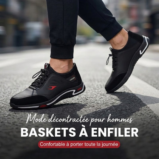 ✨ 2026 Nouvelles arrivées👞 Chaussures à enfiler souples et légères pour hommes