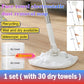 Face towel electrostatic dust removal mop